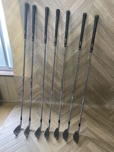 ダンロップ スリクソン アイアンセット 4〜9,P 計7本セット SRIXON ZR-600 6S フレックスS 中古 右利き