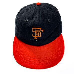 dead stock nos 50s 60s サンフランシスコ ジャイアンツ ウール ベースボールキャップ ビンテージ アメリカ製 usa old 71/4 2トーン 70s