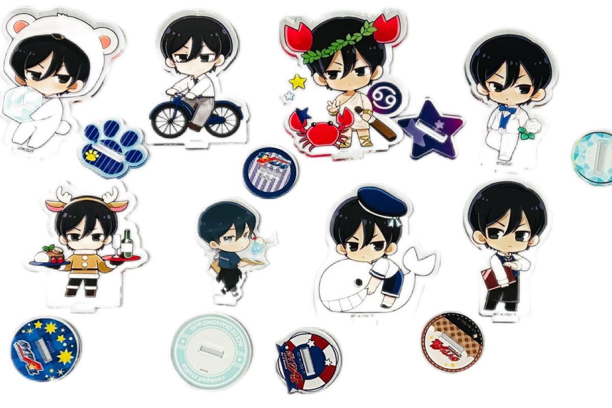 ダイヤのA 降谷暁　アクリルスタンド　アクリルキーホルダー　セット TVアニメ「ダイヤのA actⅡ」バースデーアクリルキーホルダー 降