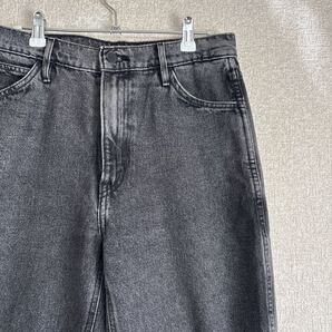 【美品】 Levis LINE8 リーバイスラインエイトBaggy Pants レディース ブラックデニム バギーパンツ 24 レディースMサイズ相当
