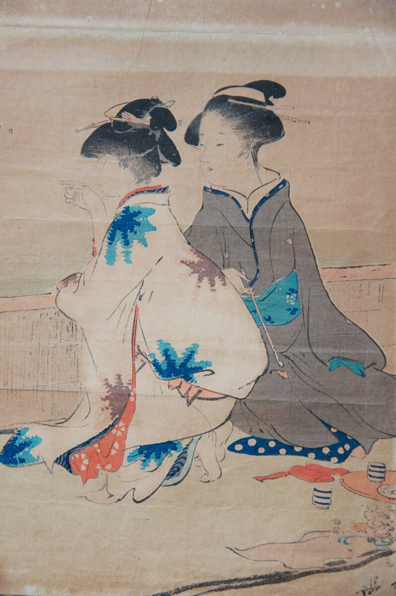 真品保証　1939年　大阪毎日新聞　本日＆明日　鏑木清方作　木版画あり Yahoo!オークション -「鏑木清方」の落札相場・落札価格