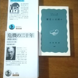 【本】◯ベルンハイム 歴史とは何ぞや ◯E・H・カー 歴史とは何か 危機の二十年 / 3冊セット 岩波文庫 岩波新書