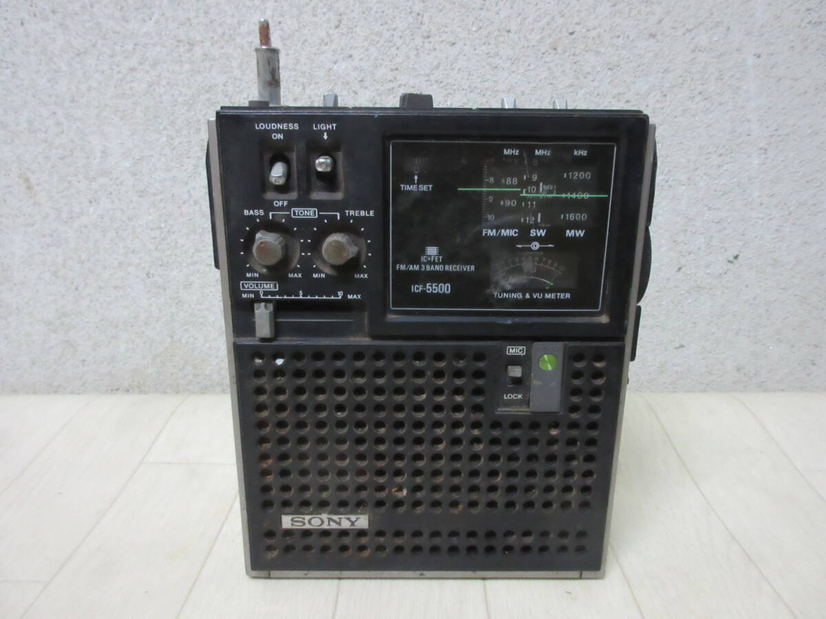 SONY - SONY ソニー　ICF-5500　スカイセンサー　ジャンク品 2025年最新】Yahoo!オークション -sony icf-5500の中古品・新品