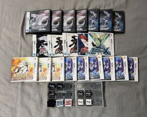 ポケットモンスター ダイヤモンド パール ブラック ホワイト X Y サン ムーン オメガルビー DS 3DS 30本まとめ 任天堂 ポケモン
