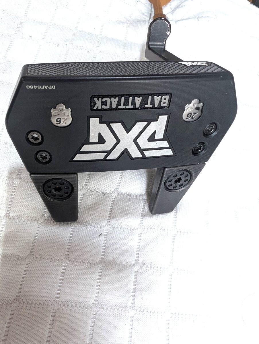PXG Bat Attack パター ヘッドカバー付き　34インチ　ウェイト4個 PXG Bat Attack パター ヘッドカバー付き 34インチ ウェイト4個