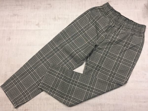 ジーユー GU ストリート モード グレンチェック イージー コックパンツ シェ