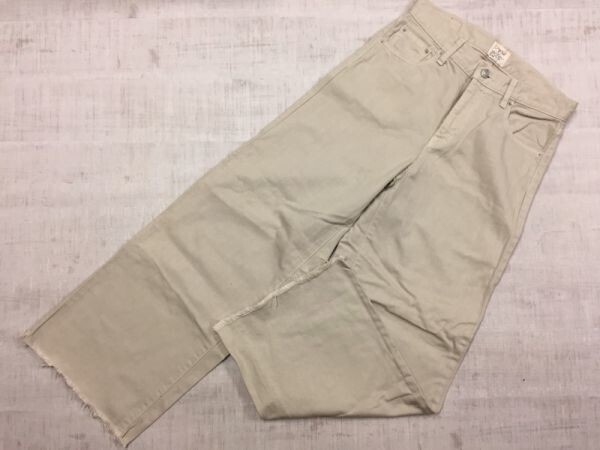 アングリッド Ungrid レトロ モード ドメスティック古着 裾カットオフ バ