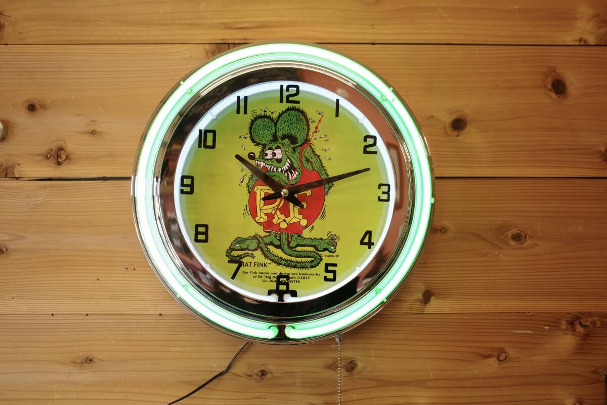 【レア】RAT FINK 置き時計 レア】RAT FINK 置き時計