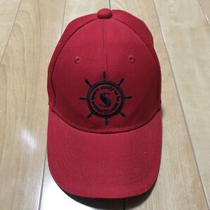 希少 美品 サンケイスポーツ サンスポ推薦船宿会 キャップ 106-1-43 レッド