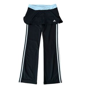 Красивые брюки с юбкой adidas Bodycon 3 Line Yoga Tennis Training adidas Jersey M Размер Черный