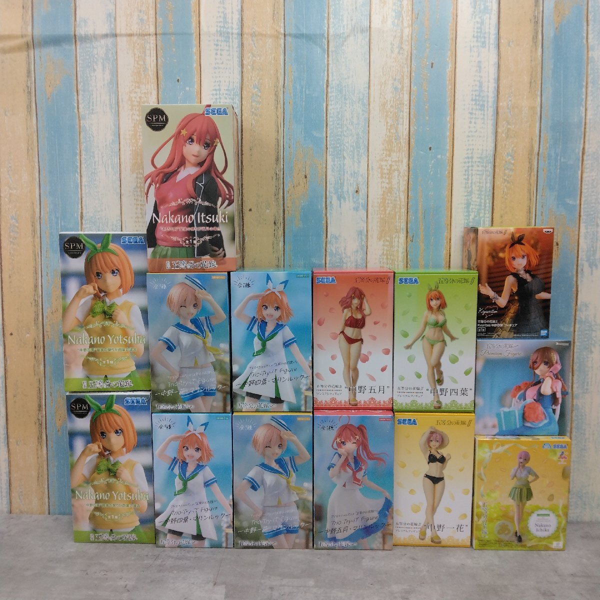 五等分の花嫁　フィギュアセット　17体　新品未開封 五等分の花嫁 フィギュアセット 17体 新品未開封 SHIBUYA