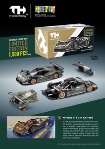 Trends Hobby 1/64 ポルシェ 911 GT1 LM 1998 会場限定 241085(A)