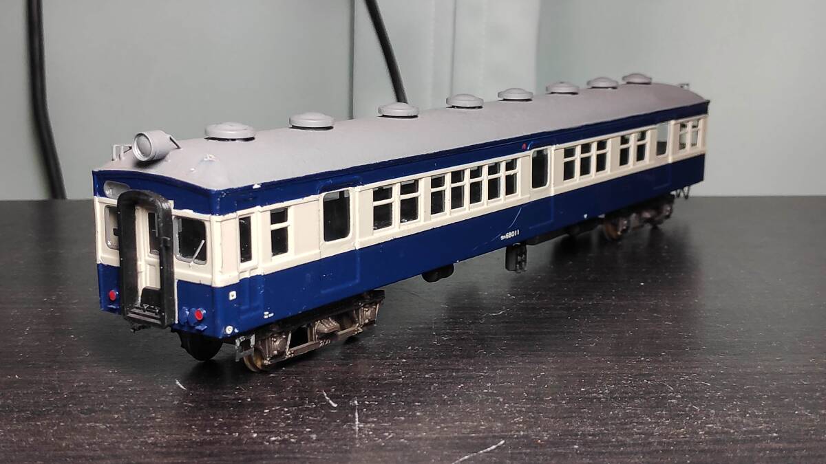 ロコモデル 1/80 クモニ13形 025 荷物電車 ペーパーキット組 ジャンク ロコモデル 1/80 クモニ13形 025 荷物電車 ペーパーキット組