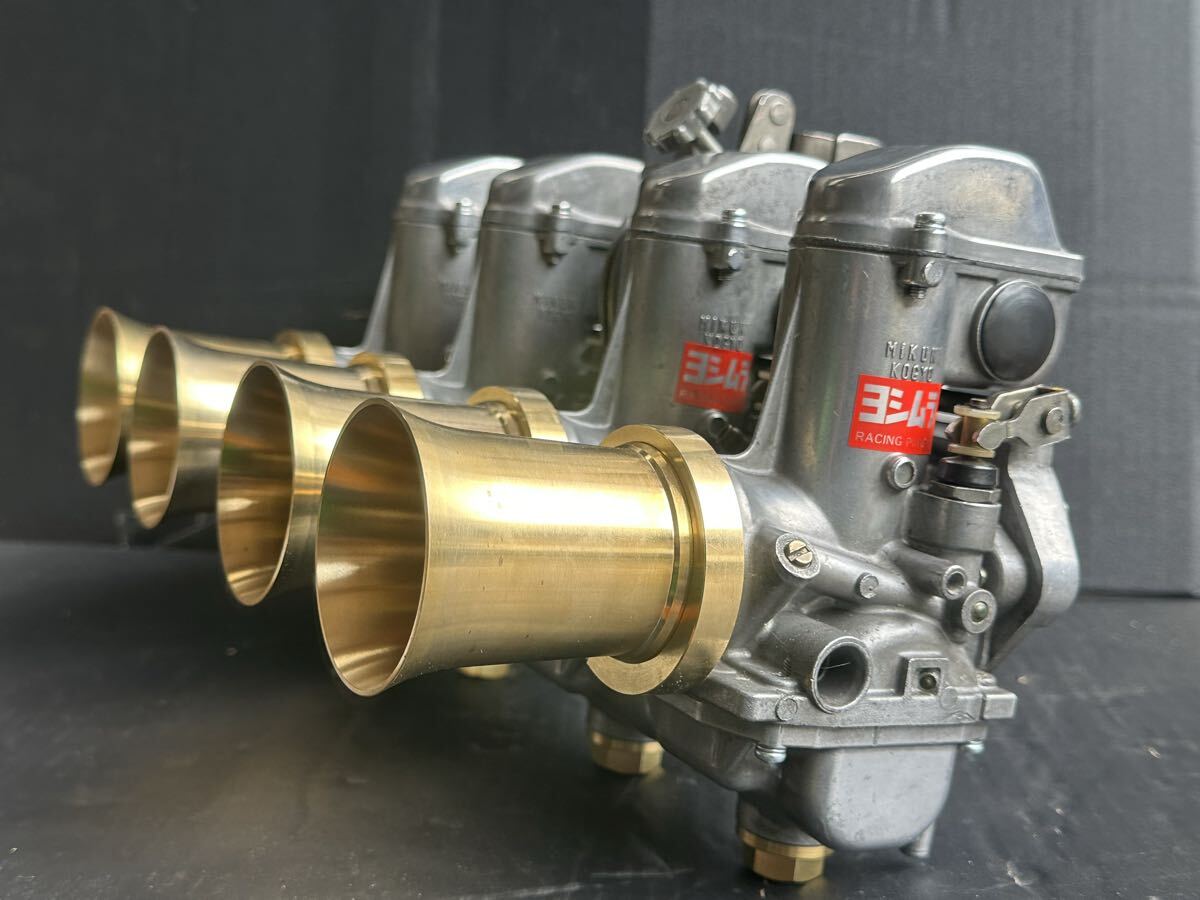 カワサキz1 アルミファンネル TMR38 アルミ削り出しファンネル 1個 GS750 Z1 軽量 クラシック