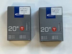 SCHWALBE 20" x 1.50 - 2.40 трубка французский клапан 40 мм комплект из 2