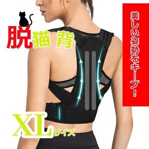 ★値下げ★ 猫背解消 猫背矯正ベルト 腰痛 頭痛 神経痛 XLサイズ