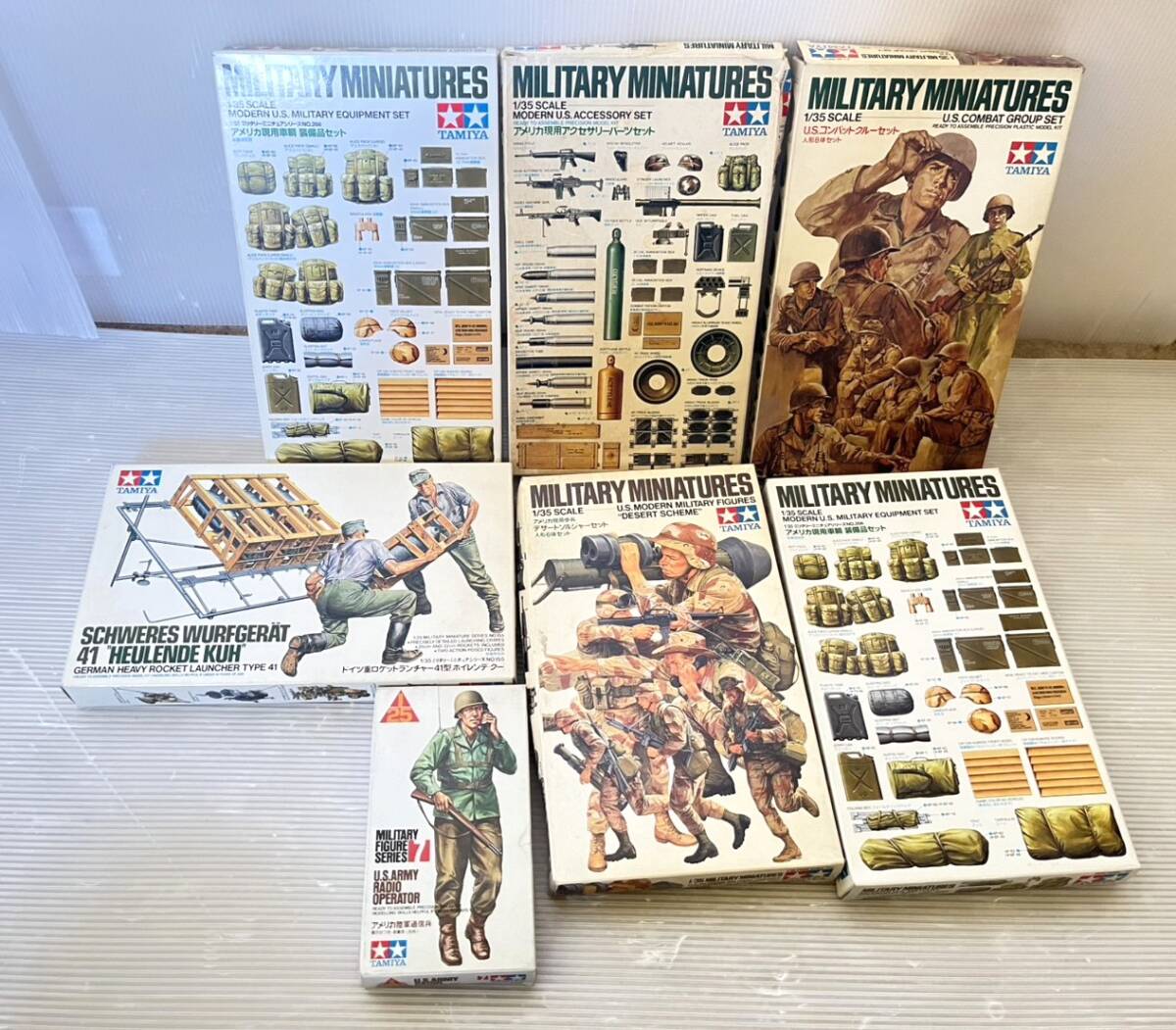【未組立品】タミヤ　TAMIYA ミリタリーフィギュア　8個まとめ売り♪ 未組立品】タミヤ TAMIYA ミリタリーフィギュア 8個まとめ売り