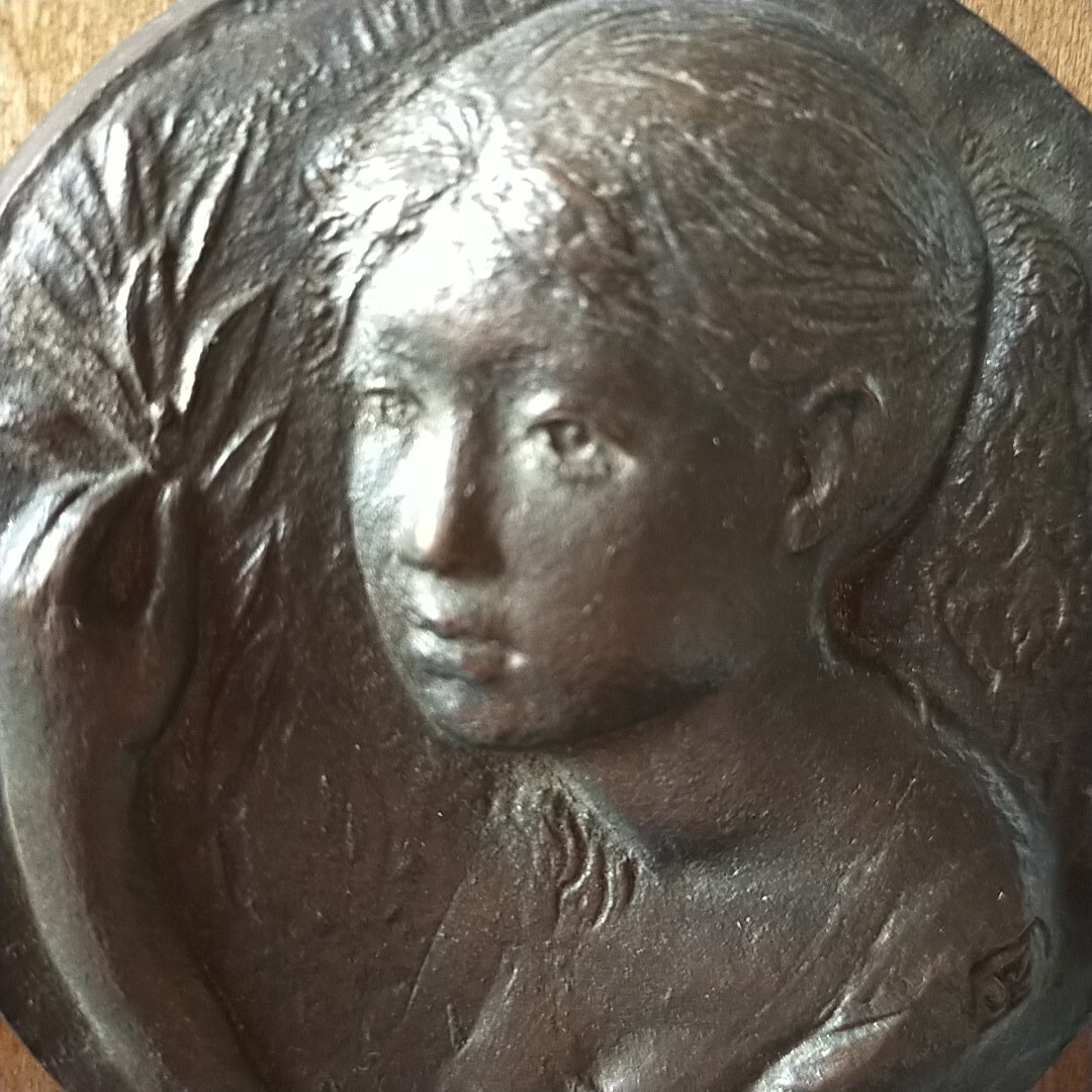 ブロンズ像　白銅製　陸軍憲兵曹長　加藤信一像　置物　C　R5203 ブロンズ像 白銅製 陸軍憲兵曹長 加藤信一像 置物 C R5203