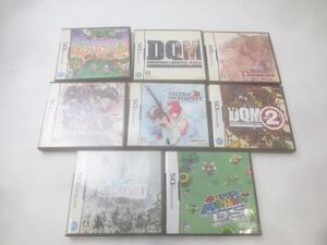 中古品 ゲーム ニンテンドーDS ソフト 8点 おいでよ どうぶつの森 ファイナルファンタジー III 等 グッズセット