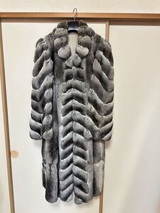 императрица шиншилла пальто шуба подлинный мех длинное пальто шиншилла высокое качество