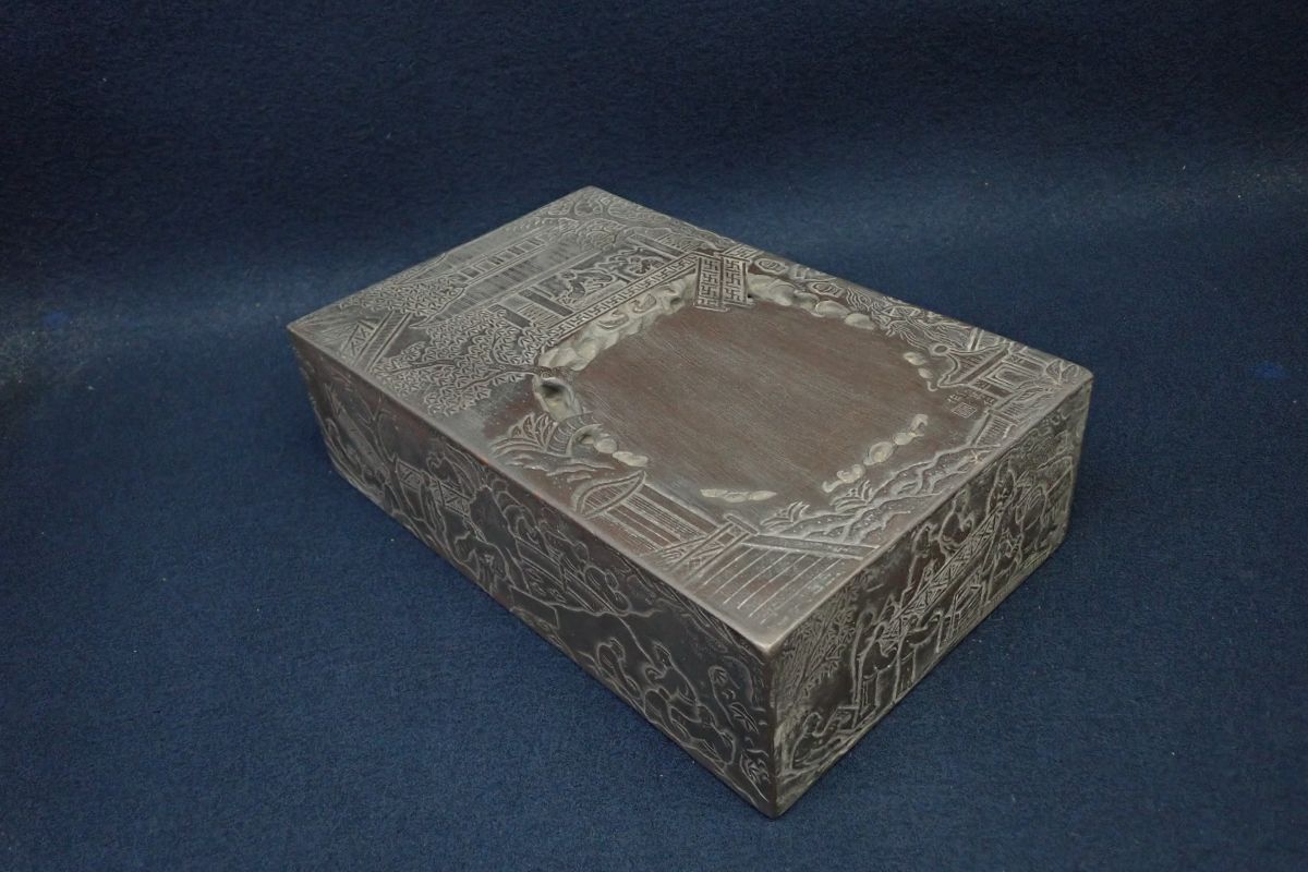 中国古美術品　特大端渓硯　蘭亭文硯　7kg 清の時代　何其仁作 2025年最新】蘭亭硯の人気アイテム - メルカリ