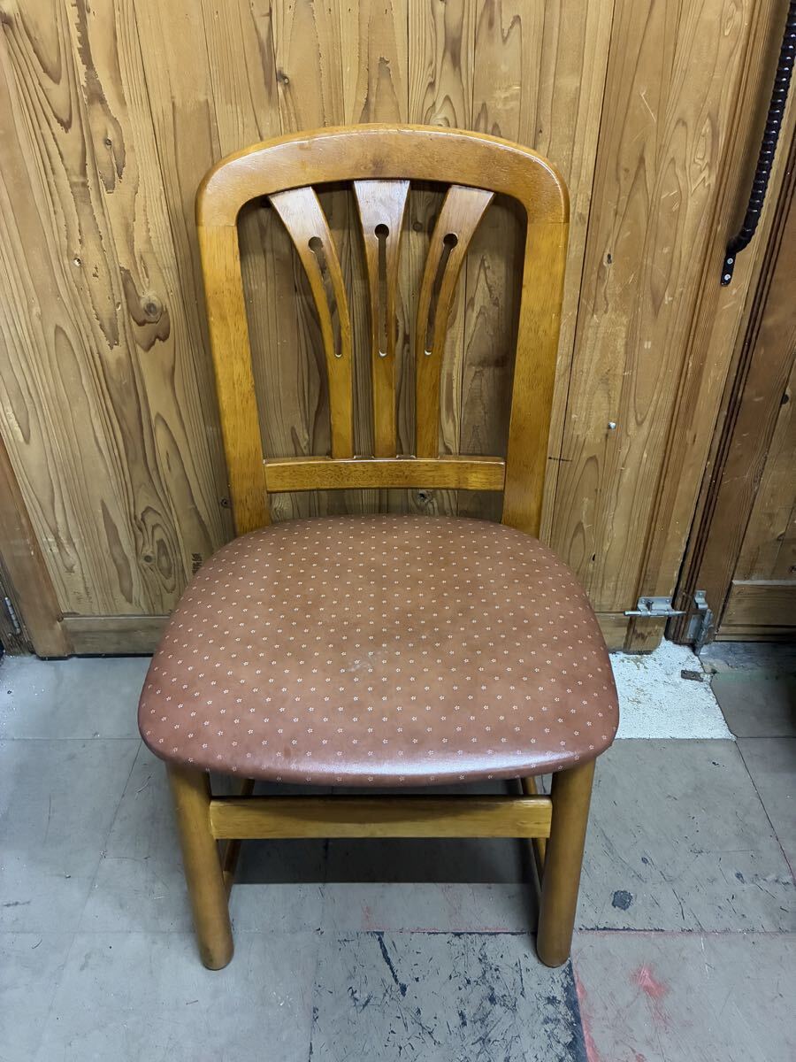 カリモク　アンティークチェア　ダイニングチェア　革　レザーチェア　木製イス 楽天市場】【中古】 カリモク ダイニングチェア ナチュラル