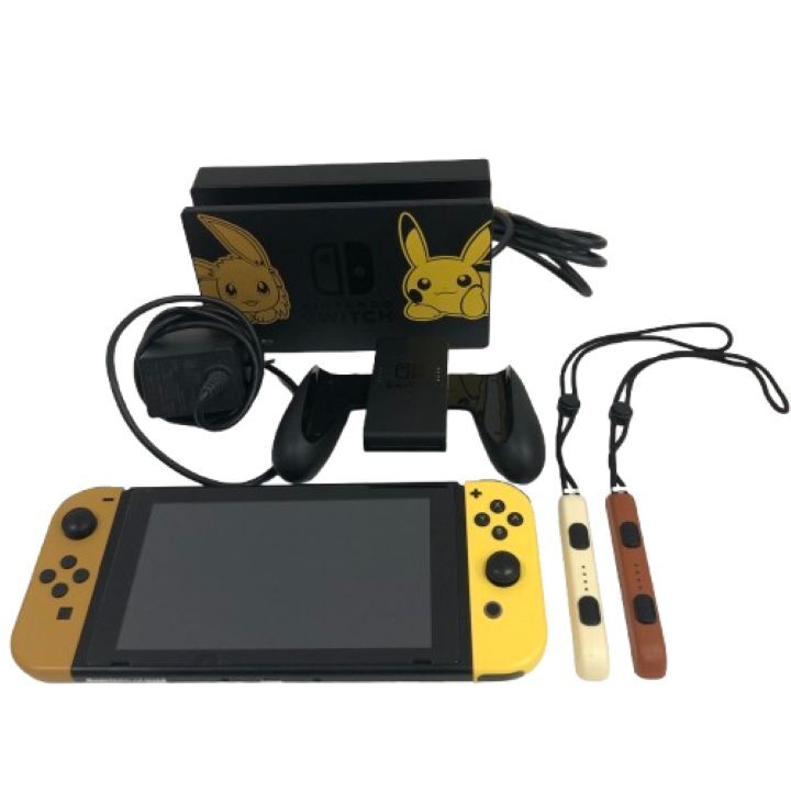 【ジャンク品】Nintendo Switch ピカチュウ イーブイ 本体＋付属 ジャンク品】Nintendo Switch ピカチュウ イーブイ 本体＋付属