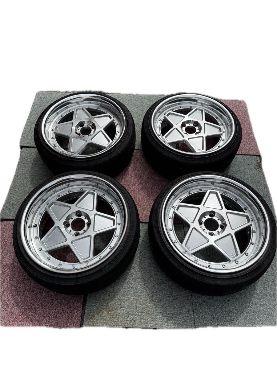 stancemagic ホイール PCD100 8J4H 4本セット MONZA JAPAN 4本セット モンツァ JP-STYLE MJ-V エムジェイ ブイ