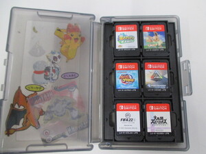 ☆【中古】SWITCH ゲームソフト おまとめ 星のカービィ パワフルプロ野球2020 大乱闘スマッシュブラザーズ 他 動作未確認 激安 1円スタート