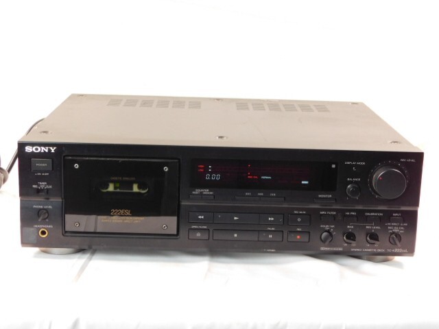 SONY TC-K222ESL カセットデッキ ジャンク Yahoo!オークション -「sony tc-k222esl」の落札相場・落札価格