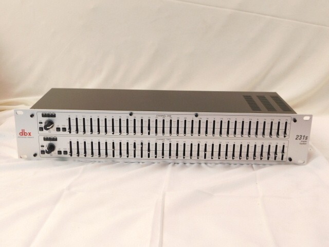 【美品】グラフィックイコライザー dbx 231s Graphic EQ dbx ( ディービーエックス ) 1215 グラフィック・イコライザー