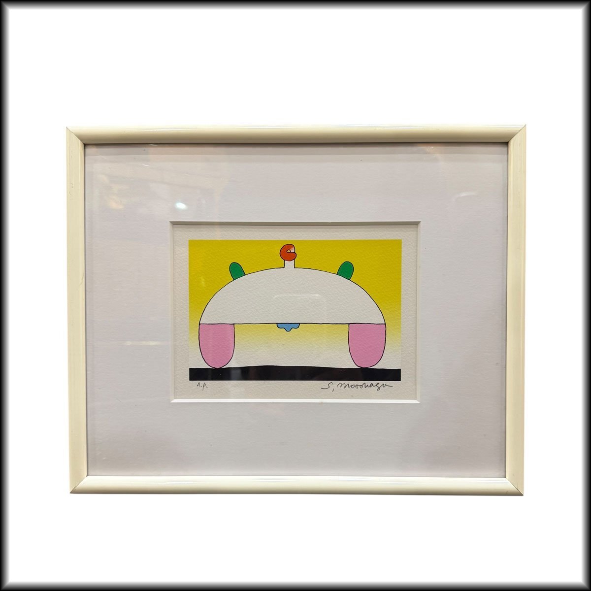 元永定正 【くろのなかで】 1979年 シルクスクリーン 元永定正 【くろのなかで】 1979年 シルクスクリーン - メルカリ