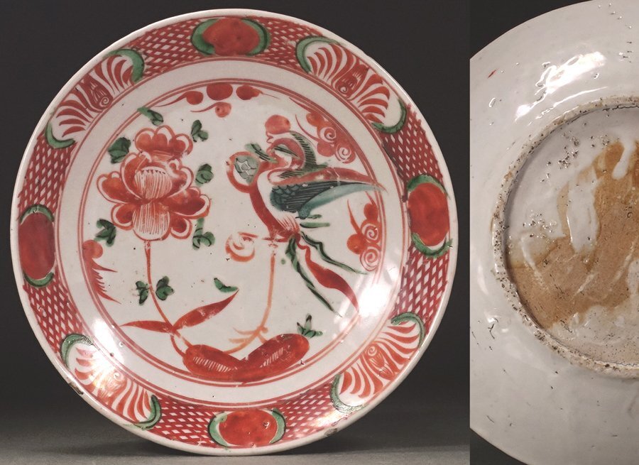 赤絵八角瓢箪型花瓶・古玩万暦赤絵瓶・時代花器・煎茶道具・中国骨董 赤絵八角瓢箪型花瓶 古玩万暦赤絵瓶 時代花器 煎茶道具 中国骨董