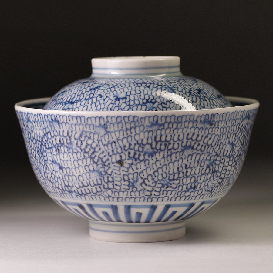 専用古伊万染錦大聖寺伊万里蓋茶碗 木箱付身:9/蓋:10 東Y7-0924⭐︎2F