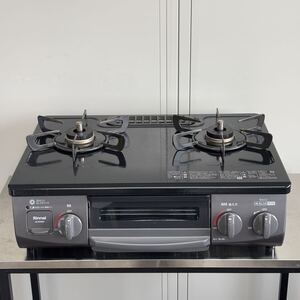 ♪ Rinnai KG35NBKR 2024年製 都市ガス用 ガスコンロ リンナイ ガステーブル 直接引き取り大歓迎 家財便Aランク 横幅56cm 現状品