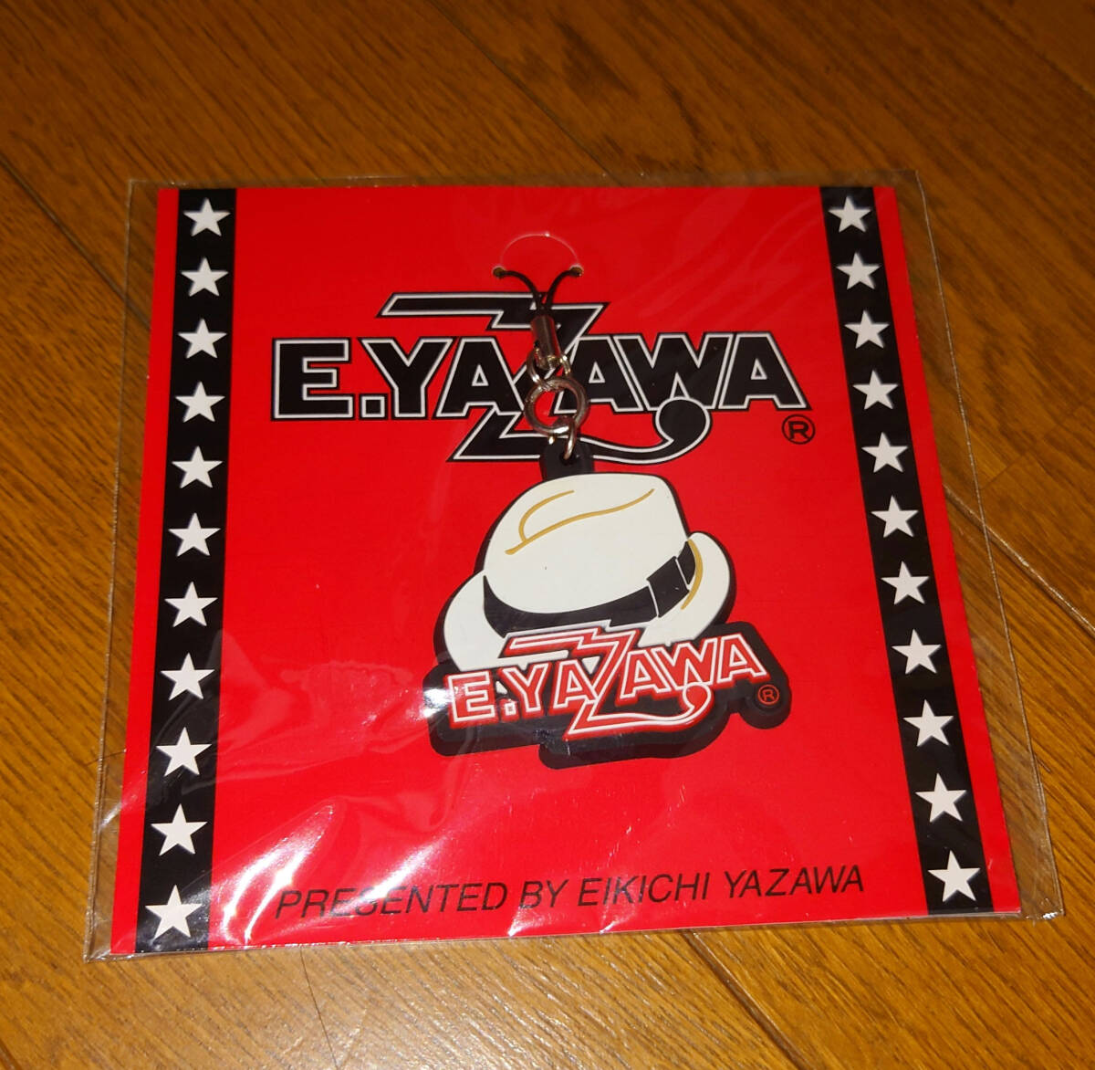 矢沢永吉　靴紐3種 ,靴ヒモ留め具ロゴ E.YAZAWA 未使用品