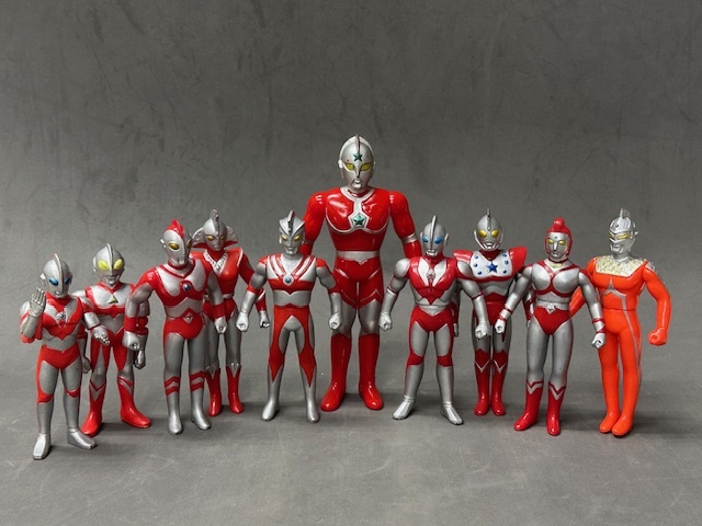 ウルトラマン　ソフビ人形　フィギュア　まとめ売りセット　美品 ウルトラマン・ウルトラ怪獣 ソフビ フィギュア まとめ売り 80s