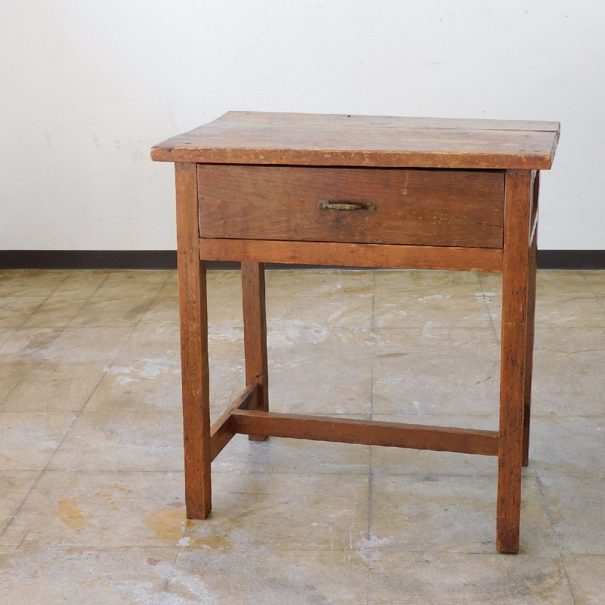 骨董古民具　時代小型机　無垢材 骨董古民具 時代小型机 無垢材