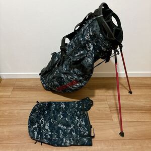 限定モデル ブリーフィング ゴルフ CR-4 デジタルカモ 迷彩 キャディバッグ BRIEFING GOLF スタンドバッグ カモフラ サンマウンテン