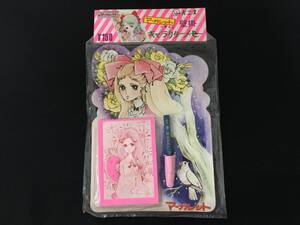 デッドストック ベニス マーガレット 壁掛 キャラクターメモ わたなべまさこ 美少女 ファンシー レトロポップ 文具 日本製 昭和
