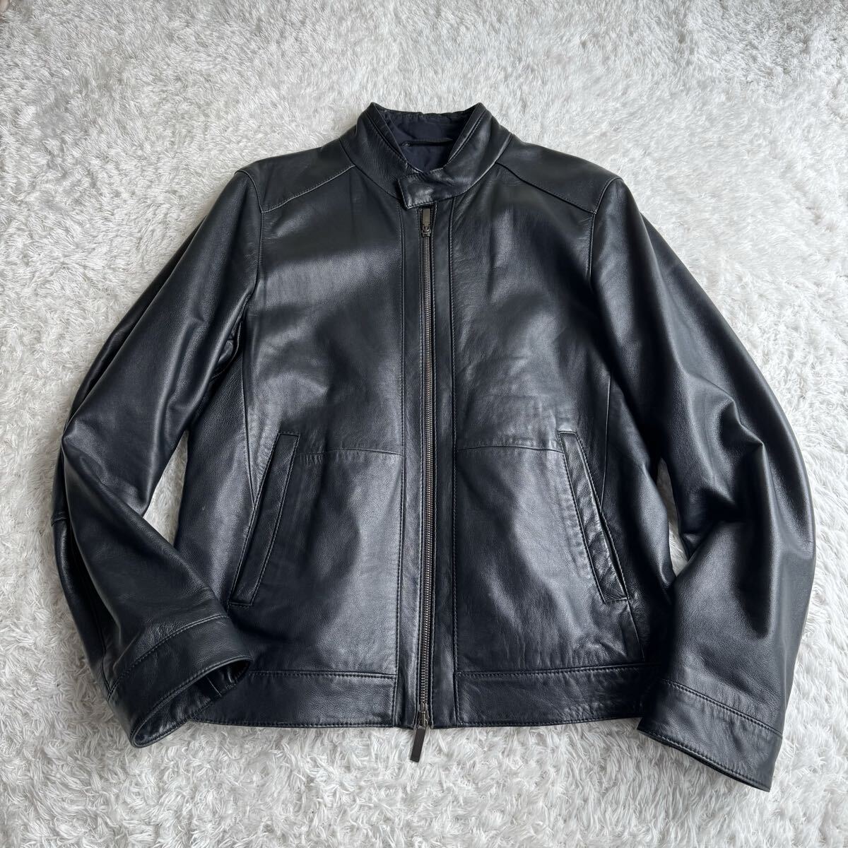 ヒューゴボス　Ｍ65リアルムートンレザージャケット 　46 ヒューゴボス M65リアルムートンレザージャケット 46 ヒューゴ