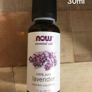 《送料無料》100%天然 ラベンダー エッセンシャルオイル 30ml 《精油 アロマオイル now foods ナウフーズ 》