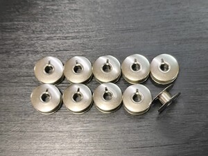 SEIKO TE TF Шпулька для швейной машины, железная, серебристая, набор из 10 штук