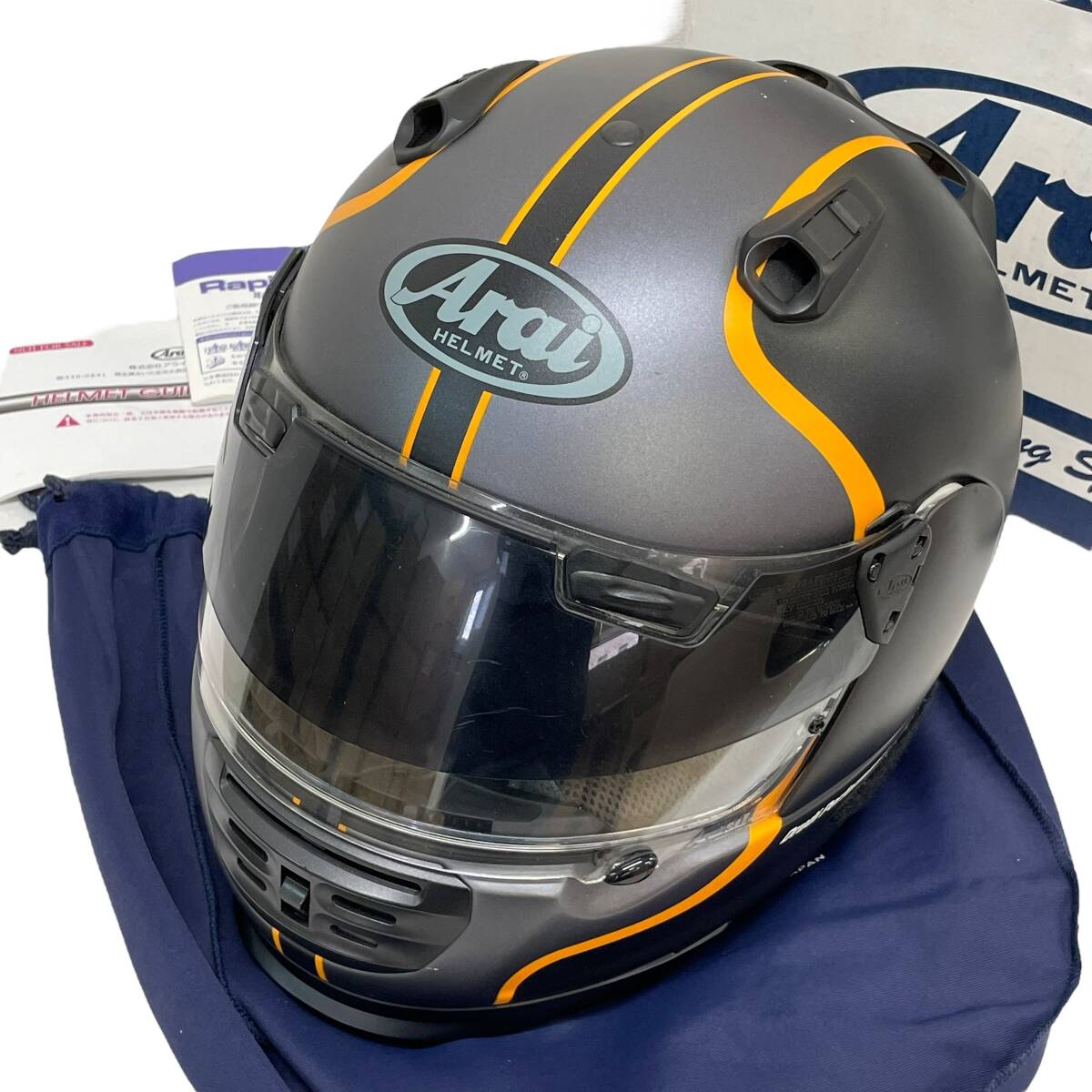 Araiヘルメット　snell rapide-ir Yahoo!オークション -「arai rapide ir」の落札相場・落札価格