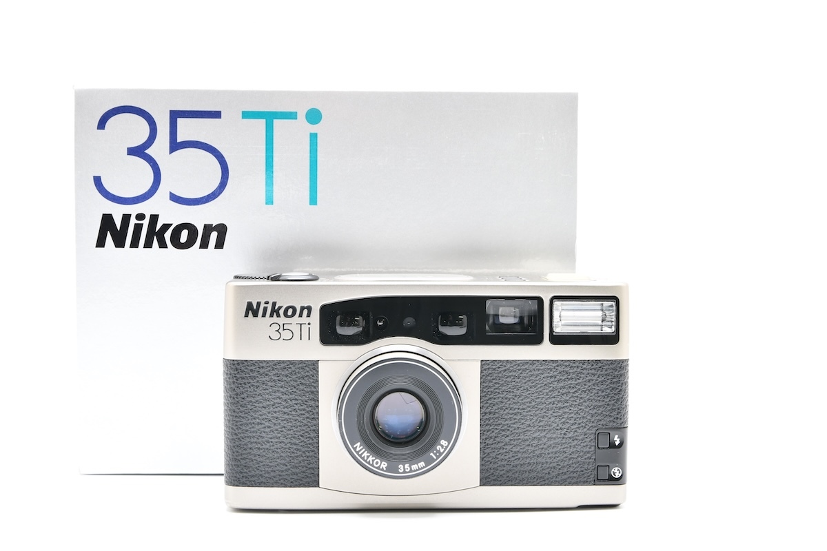 【美品】Nikon ニコン 35ti フィルムカメラ（電池付き） 初めての方も！】Nikon35Ti -使い方＆作例付き-