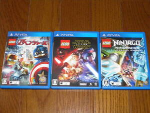 PSVITA LEGO レゴ マーベル アベンジャーズ+スター・ウォーズ フォースの覚醒+ニンジャゴー ニンドロイド