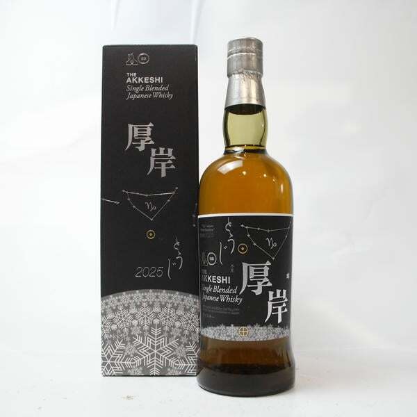 厚岸(あっけし)「立冬」シングルモルト700ml 箱付き新品未開封 ウィスキー_国産／厚岸（あっけし） シングル・ブレンデッド