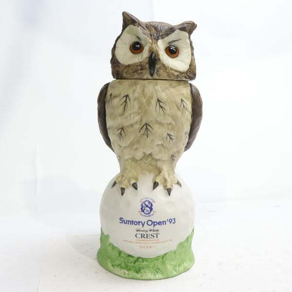 サントリー クレスト オープンゴルフ トーナメント 20周年 記念ボトル 851未開封！サントリーオープンゴルフ クレスト1992 年 20周年