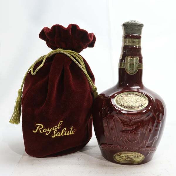 ロイヤルサルート　赤瓶未開封 楽天市場】【未開栓】ROYAL SALUTE ロイヤルサルート21年 陶器