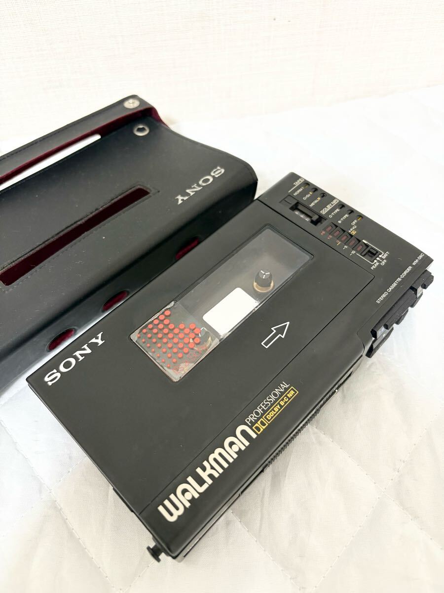 超希少美品 整備済高音質動作品 SONY WM-D6C 革カバー ストラップ他 Yahoo!オークション -「wm-d6c」の落札相場・落札価格